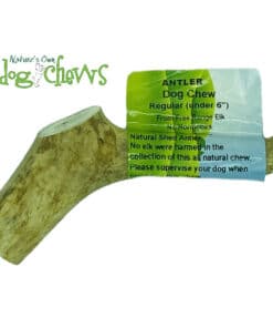 Nature's Own Dog Chews Whole Elk Antler tip 5 - 6 inches