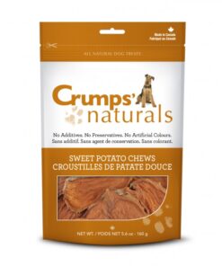 Crumps Naturals Sweet Potato Chews for dogs