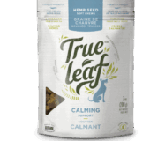 True Leaf Calming Support treats for dogs