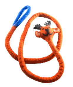 Le Sharma large wool tug toy