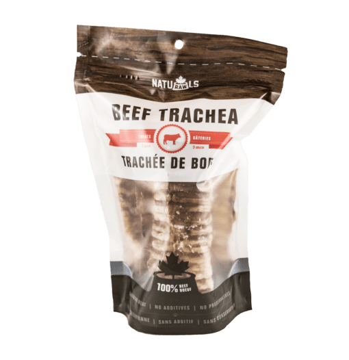 Naturawls Beef Trachea dog treat dehydrated 3 pieces