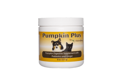 Naturalpaw Pumpkin Plus digestive supplement for dogs.