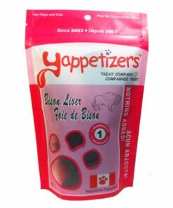 Yappetizers Bison Liver pet treats