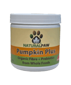 Canadian Pumpkin Plus organic fibre and prebiotics for dogs and cats