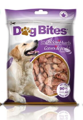 Dog Bites Chicken Hearts
