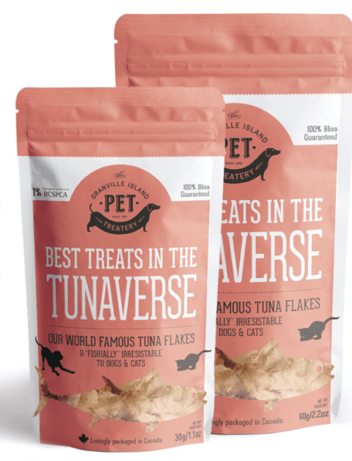 Tuna treats for dogs and cats