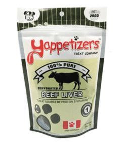 Yappetizers Beef Liver Dog Treats 85g