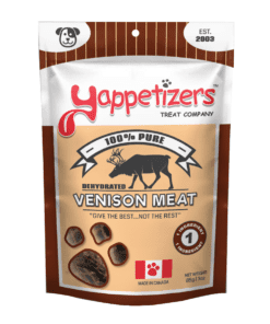 Yappetizers Venison Meat Dog Treats 85g