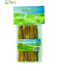 Nature's Own Dog Chews Steer Bully Sticks 6 inch package of 8.