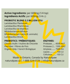 Naturalpaw Good Digestion Probiotics for dogs and Cats