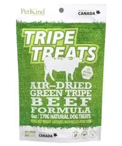 PetKind Tripe Treats - Air Dried Green Tripe Beef Formula - 170g