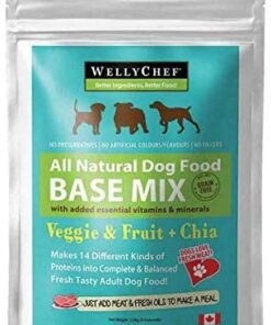 WellyTails Veggie Fruit Base mix fresh dog food