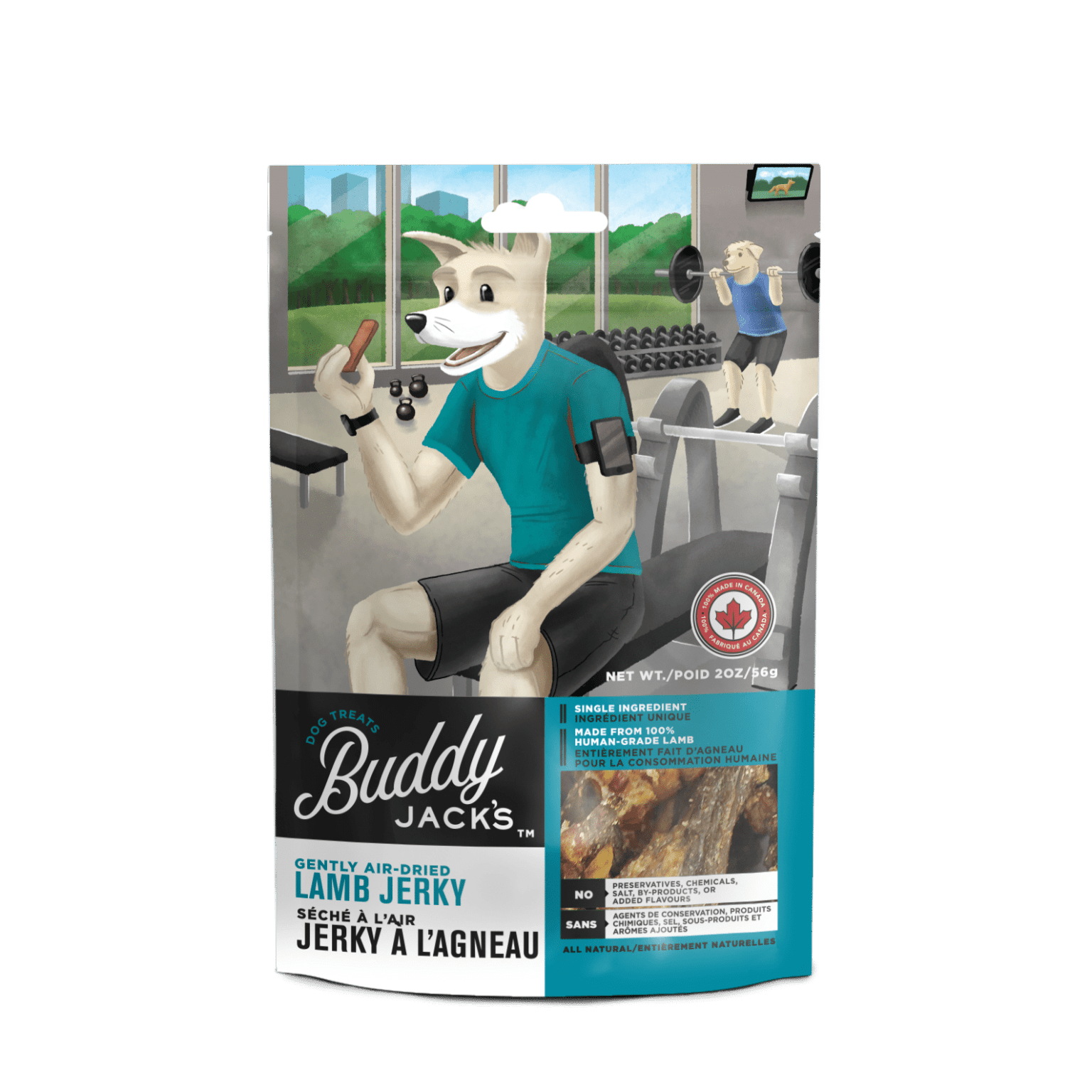 Buddy Jack's Lamb Jerky Dog treat
