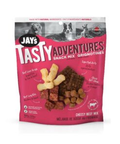 Jay's Tasty Adventures Snack Mix Dog Treats Cheesy Beef Mix