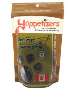 Yappetizers Goat Heart dog treats