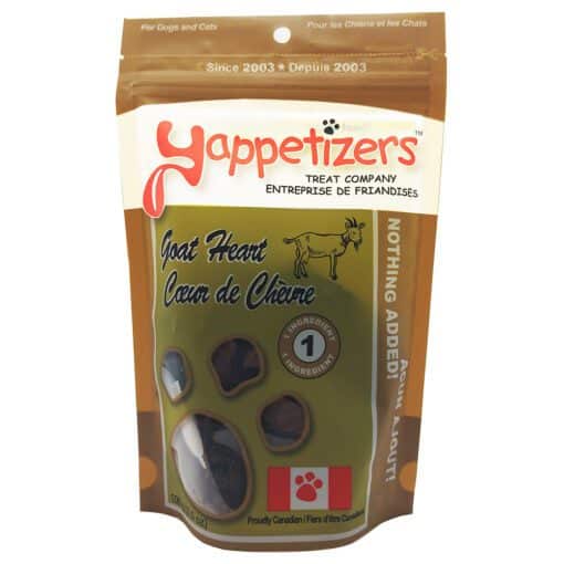Yappetizers Goat Heart dog treats