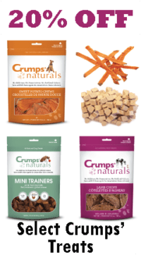 Crumps' Naturals Dog Treats Sale