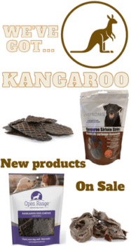Kangaroo dog treats in Canada