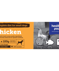 Healthy Paws Complete Small Dog Chicken Dinner 12 x 100g