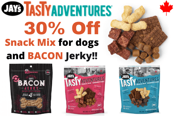 Jays Tasty Adventures Dog Treats 30% off
