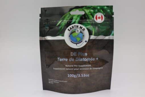 Earth MD DE Plus (Formerly Worm Aid) supplement for dogs.