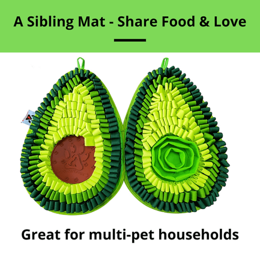 Pawzndogz snuffle mat activity for dogs avocado