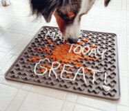 Messy Mutts Dog Lick Mat - Silicone Therapeutic 8"x 8"