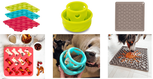 Messy Mutts Silicone Bake and Freeze Individual Dog Treat Maker