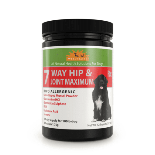 WellyTails 7 Way Hip & Joint Maximum supplement Hypoallergenic.