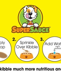 WellyChef SuperSauce Dog Food Topper Cheddar Cheese