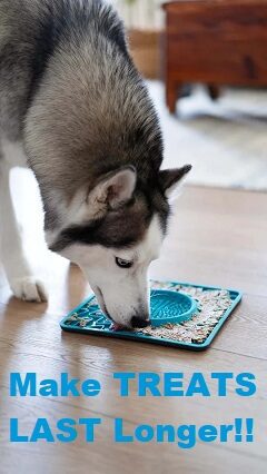 Messy Mutts Lick Mats for dogs.