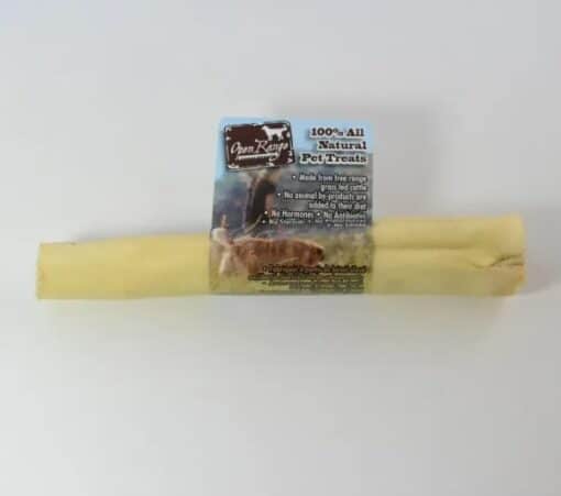 Open Range Bull Tail 6 inch dog chew. These natural chews are perfect for small to medium sized dogs.