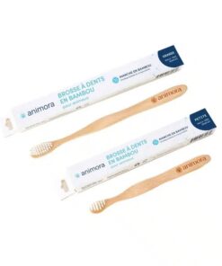 Animora Bamboo Toothbrush for Dogs Small Large