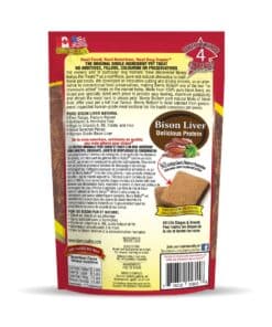 Benny Bully’s Bison Liver Chops 60g dog treat