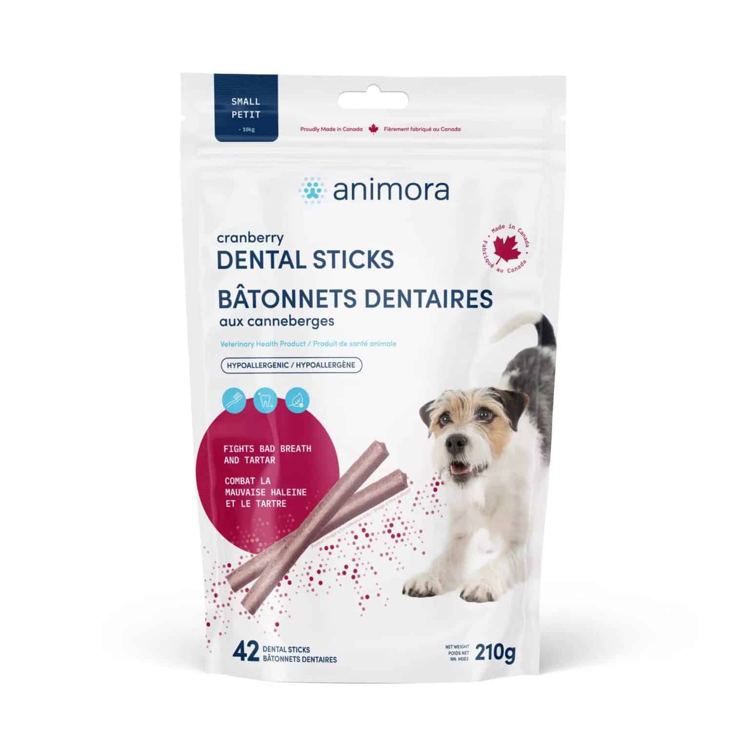 Animora Cranberry Small Dog Dental Sticks