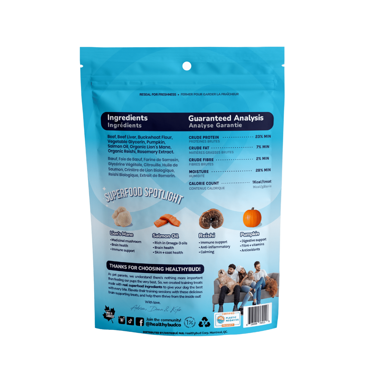 Healthybud Training Treats for dogs