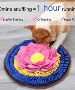 Snuffle Mat for dogs by PawzNDogz Lotus flower design